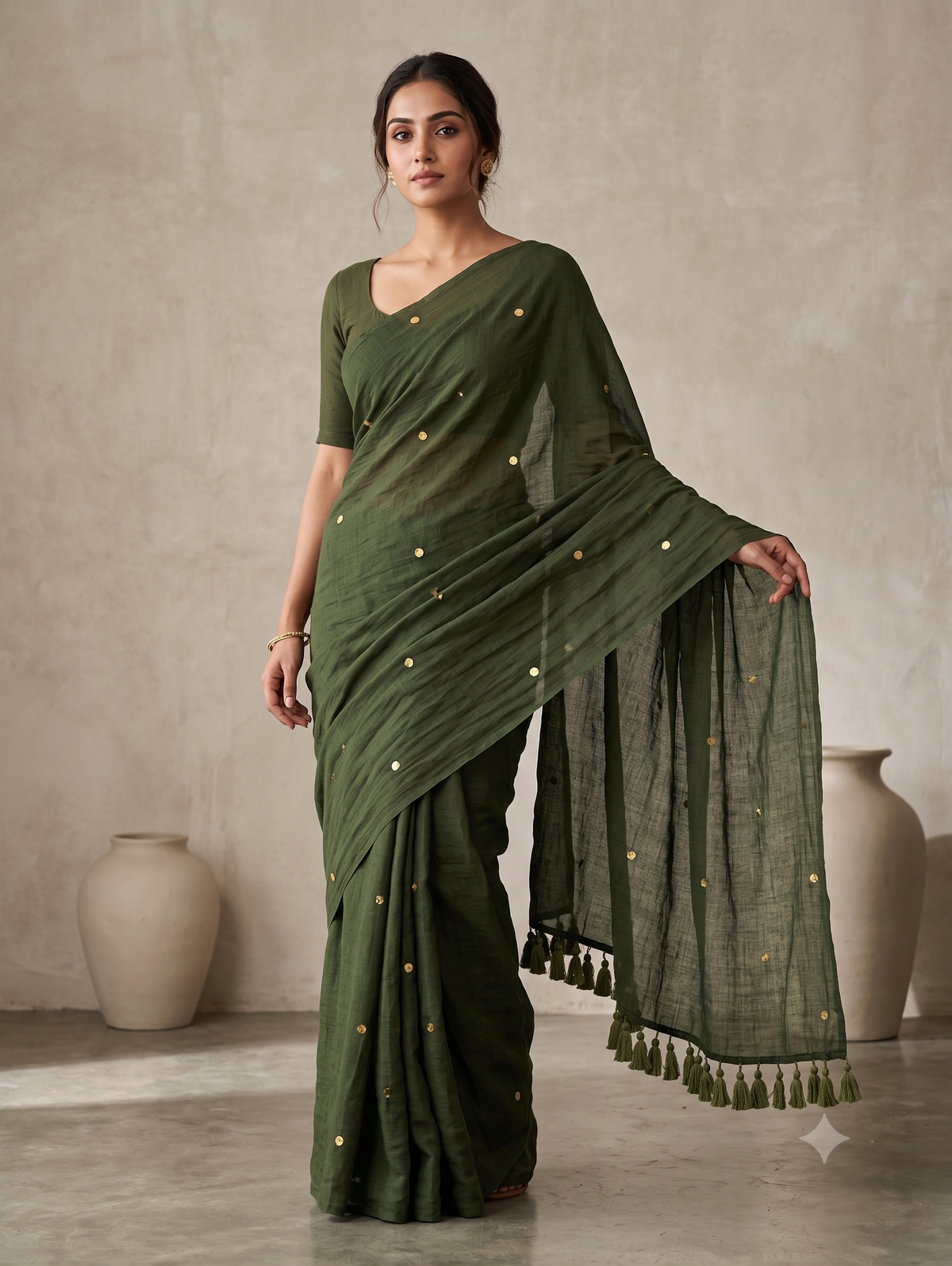 Vanya Olive Gini Mul